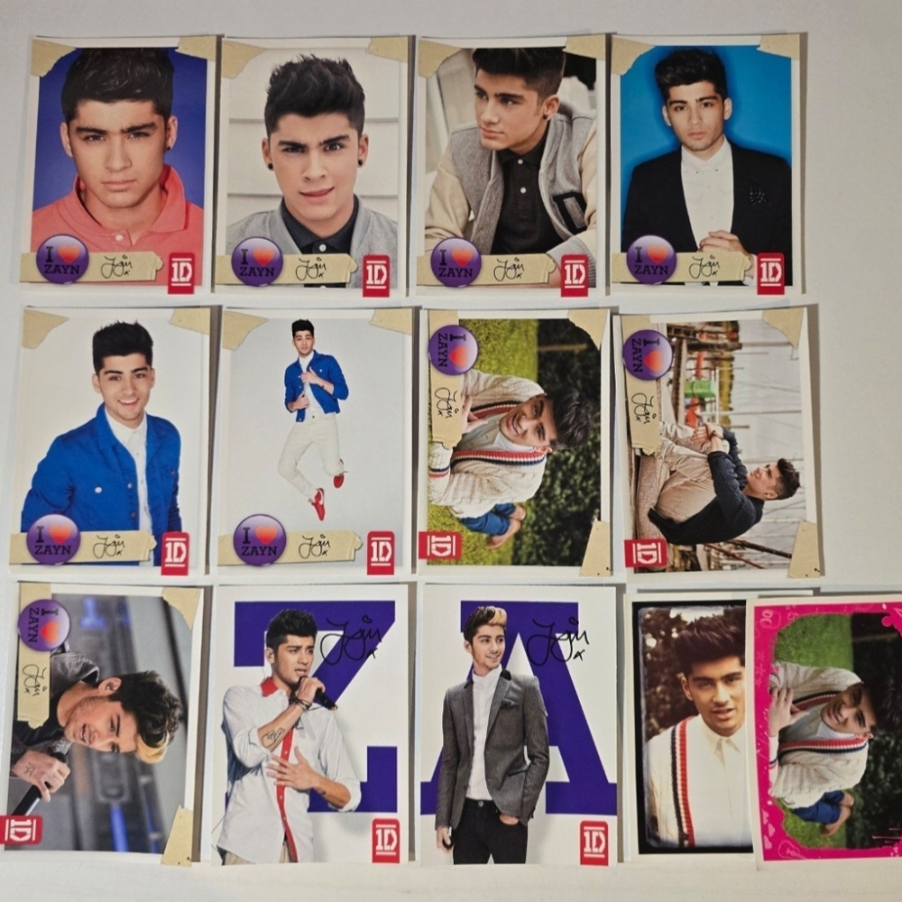 Zayn Malik One Direction Trading Card Set